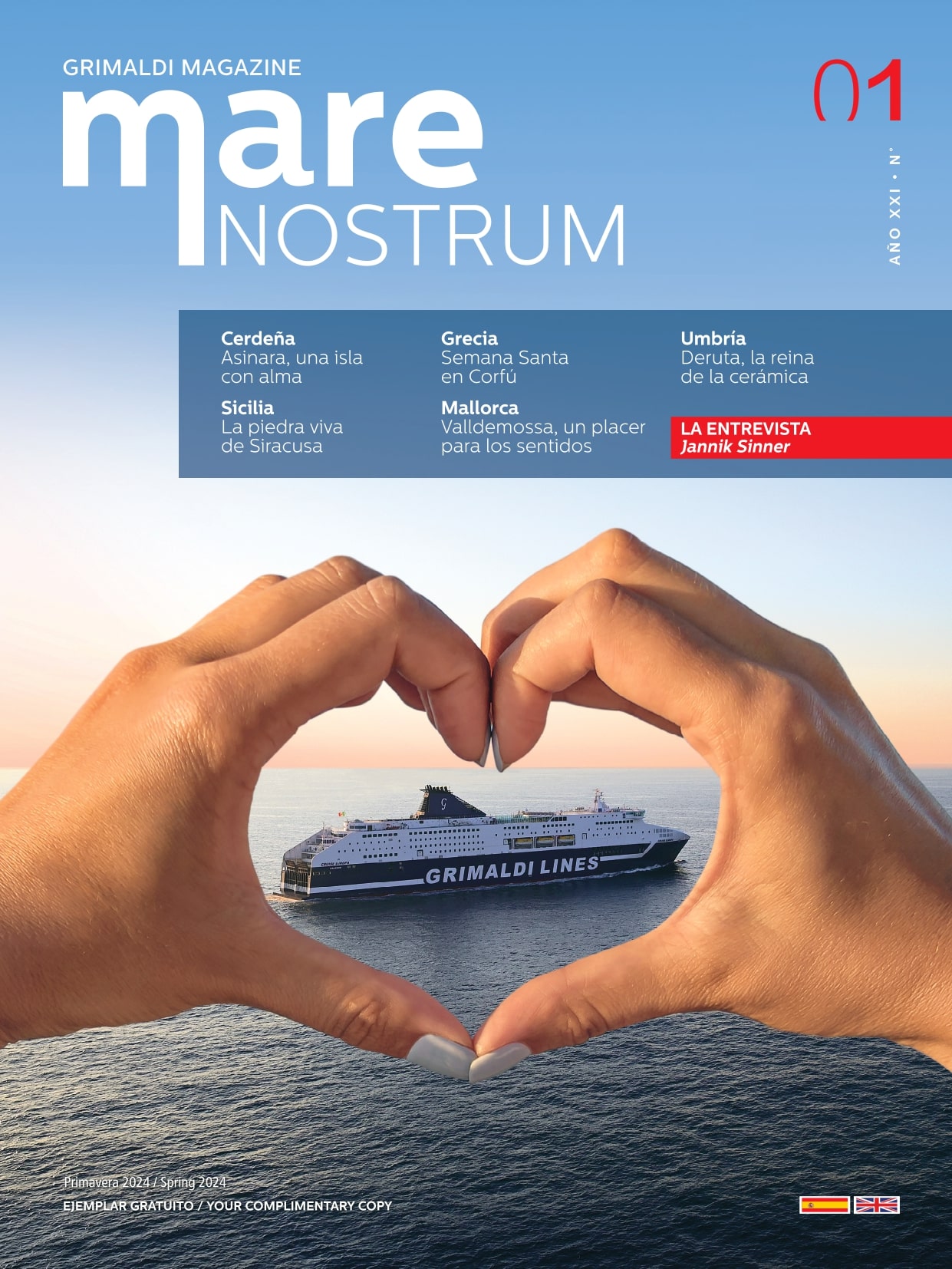 Grimaldi Magazine Mare Nostrum (Year XXI n. 1) Spanish-English